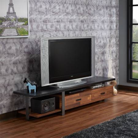 サンドイッチスタイルのテレビ台。